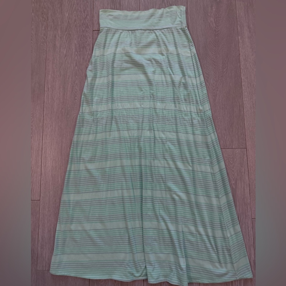 O'Neill Mint Striped Maxi Skirt